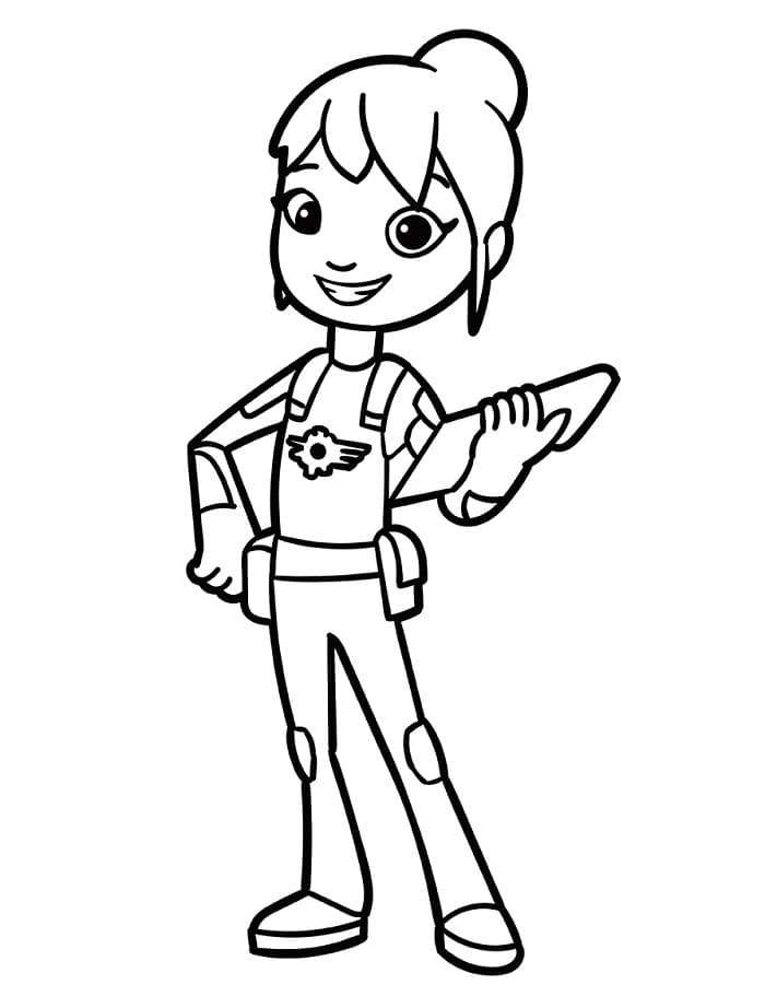 Fise de colorat cu Blaze și Mașinile Uriase gratuit pentru copii