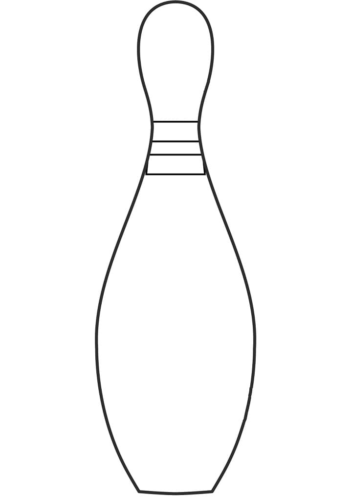 Fise de colorat cu Bowling imprimabil gratuit