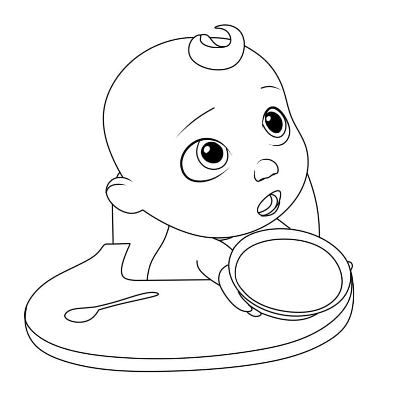 Fise de colorat cu Cocomelon imprimabil