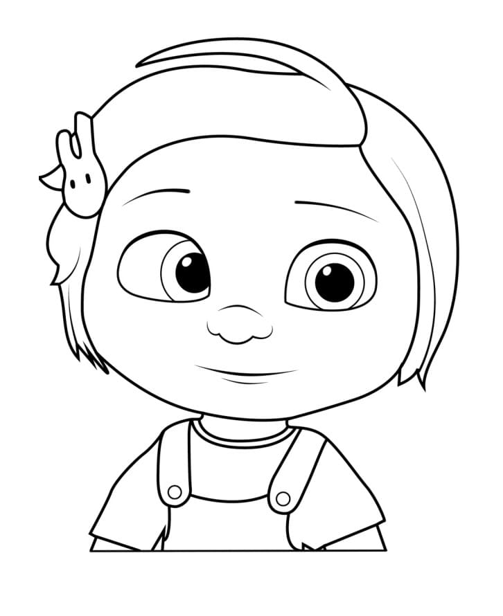 Fise de colorat cu Cocomelon plăcut