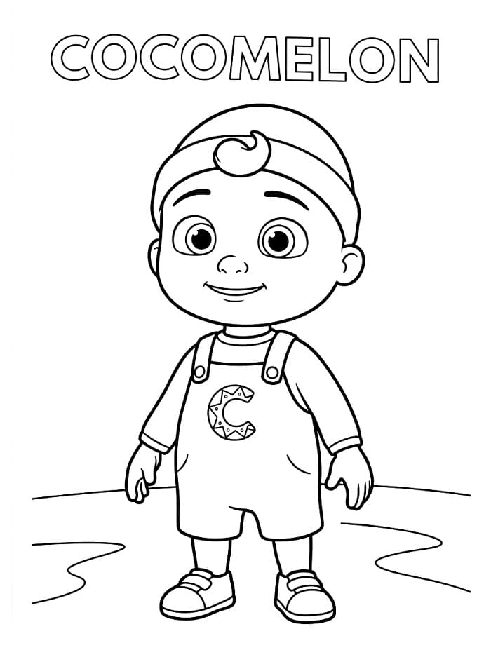 Fise de colorat cu Cocomelon uimitor