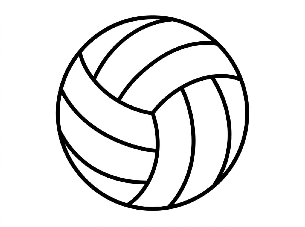 Fise de colorat cu Joacă volei