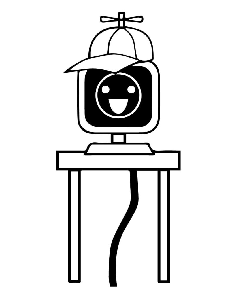 Omalovánka Computer de la Sprunki