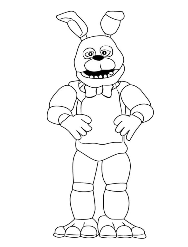 Fise de Colorat cu FNAF