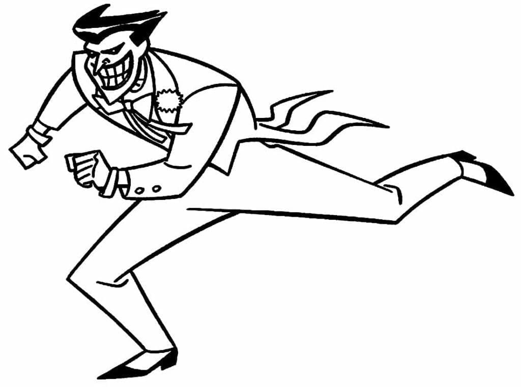 Fise de colorat cu Imagine imprimabilă cu Joker
