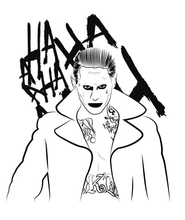 Fise de colorat cu Joker de tipărit gratuit