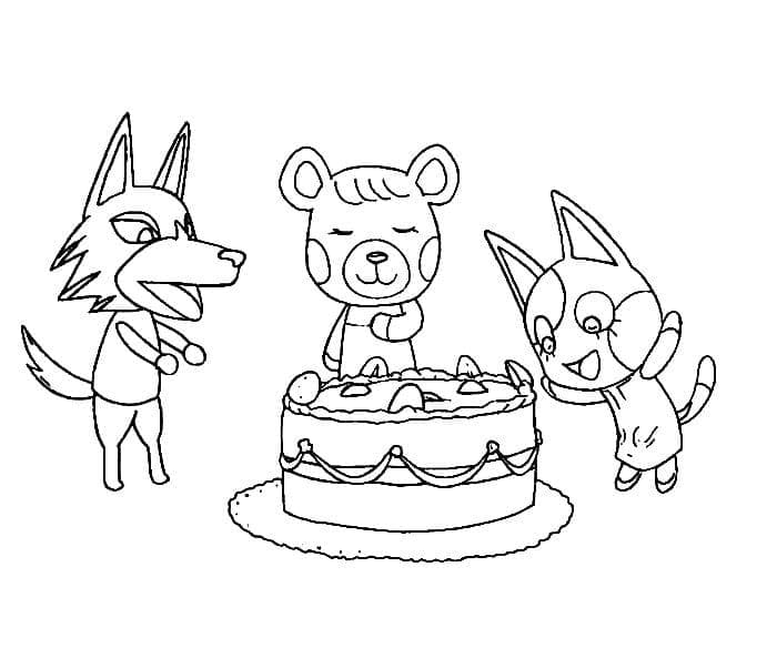 Fise de colorat cu Animal Crossing fără cost