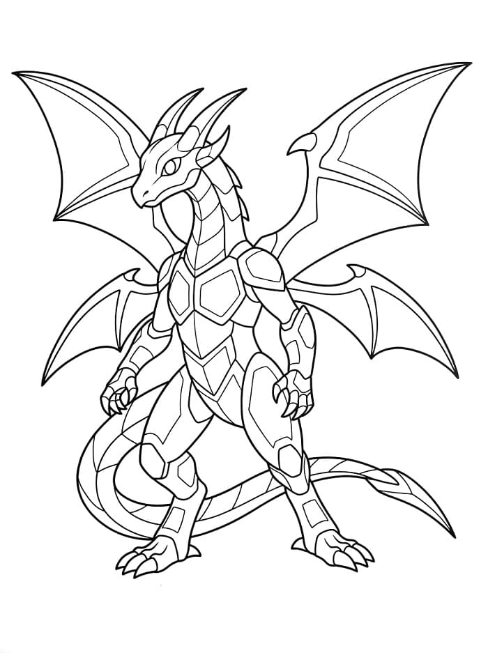 Fise de colorat cu Bakugan de tipărit gratuit