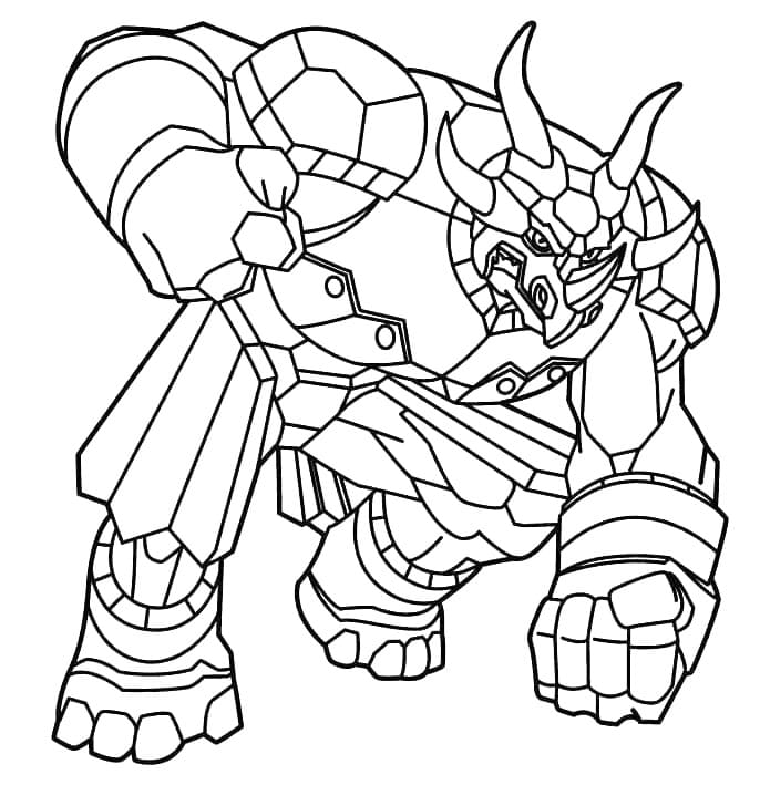 Fise de colorat cu Bakugan de tipărit