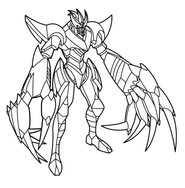 Fise de colorat cu Bakugan gratis