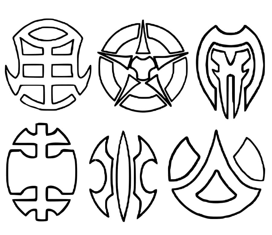 Fise de colorat cu Bakugan pentru tipărire