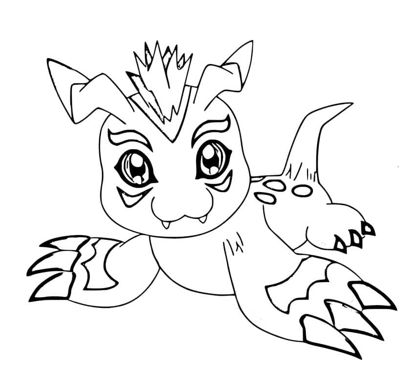 Fise de colorat cu Digimon fără cost