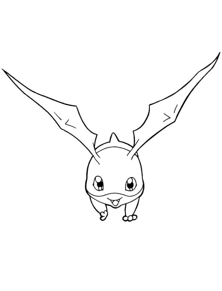 Fise de Colorat cu Digimon pentru imprimare