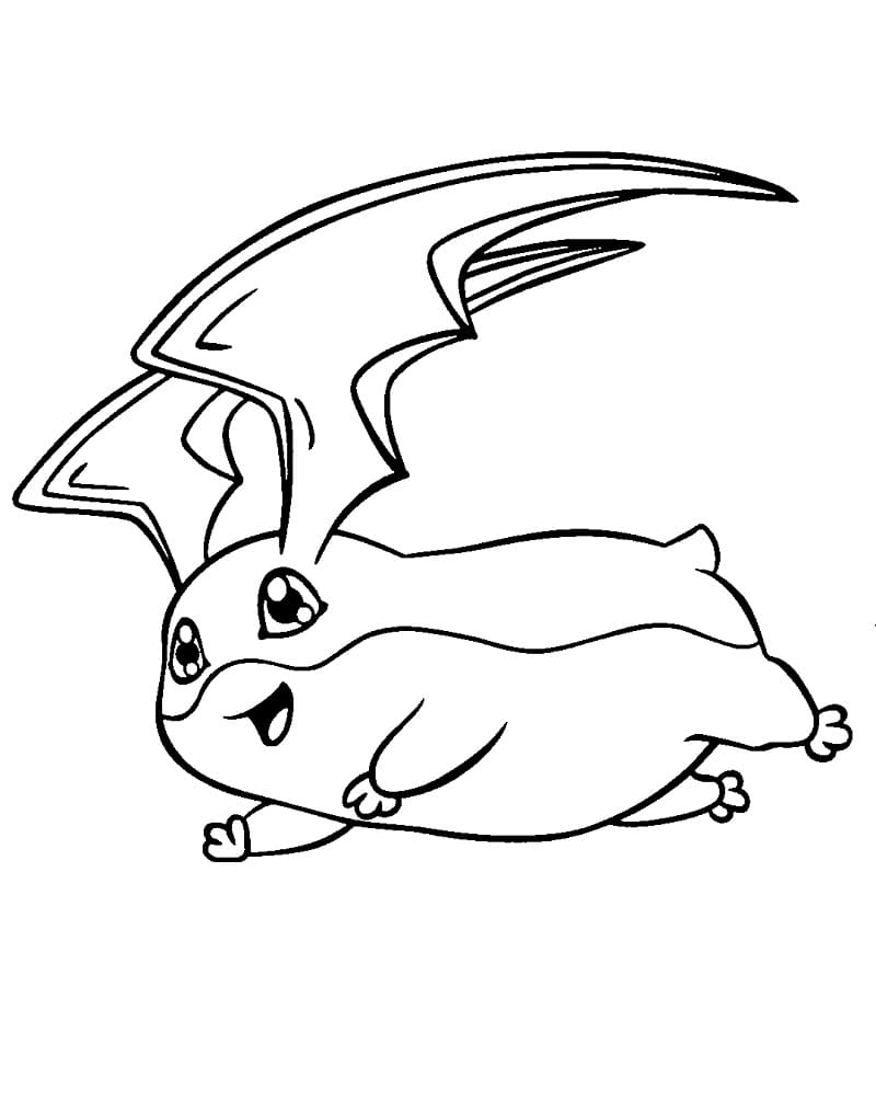 Fise de colorat cu Digimon pentru tipărire