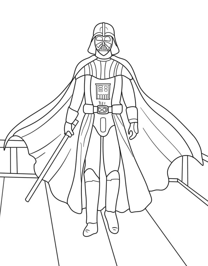 Planse de colorat cu Darth Vader