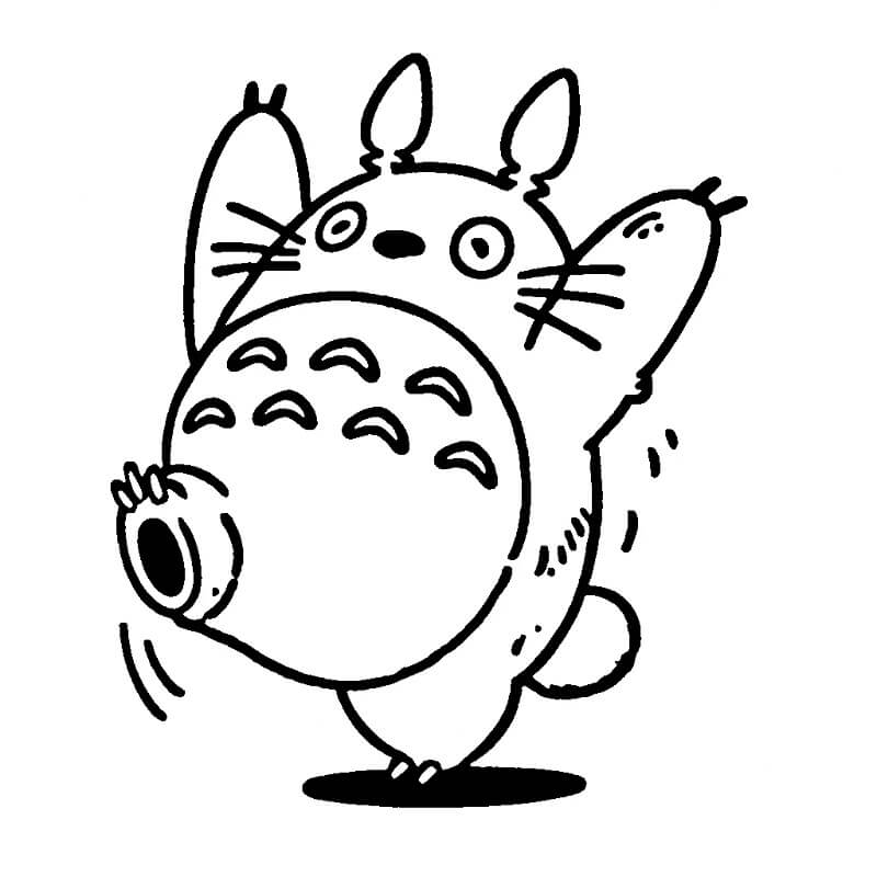 Fise de colorat cu Imagine imprimabilă Totoro
