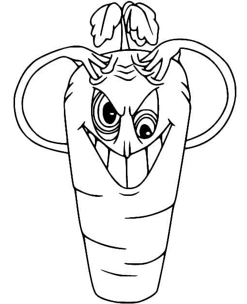 Fise de colorat cu Cuphead de tipărit