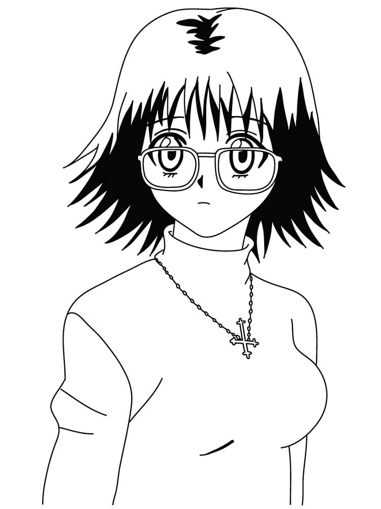 Fise de colorat cu Hunter x Hunter pentru copii de 3 ani