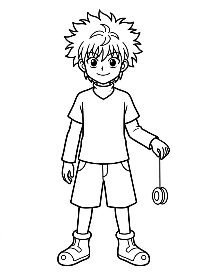 Planse de colorat cu Hunter x Hunter
