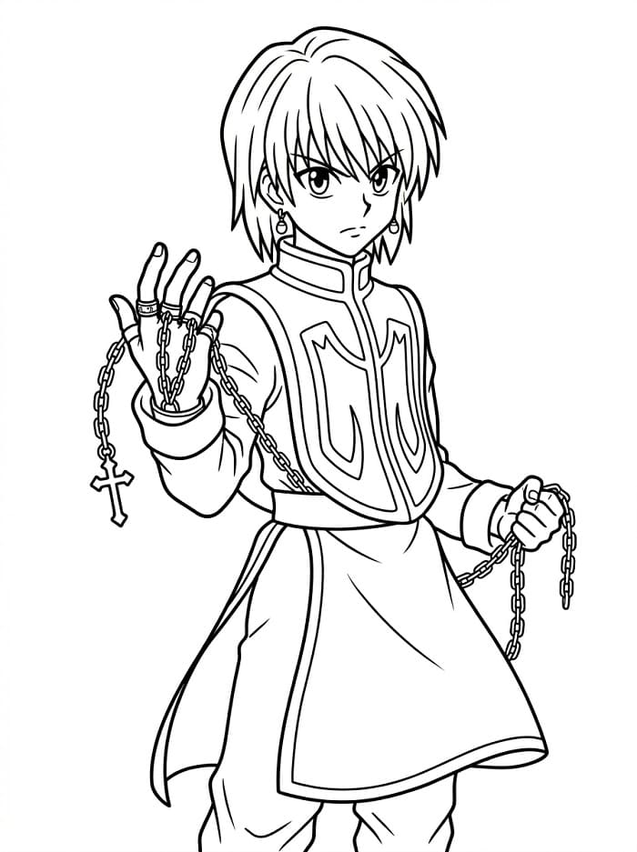 Fise de colorat cu Imagine Hunter x Hunter