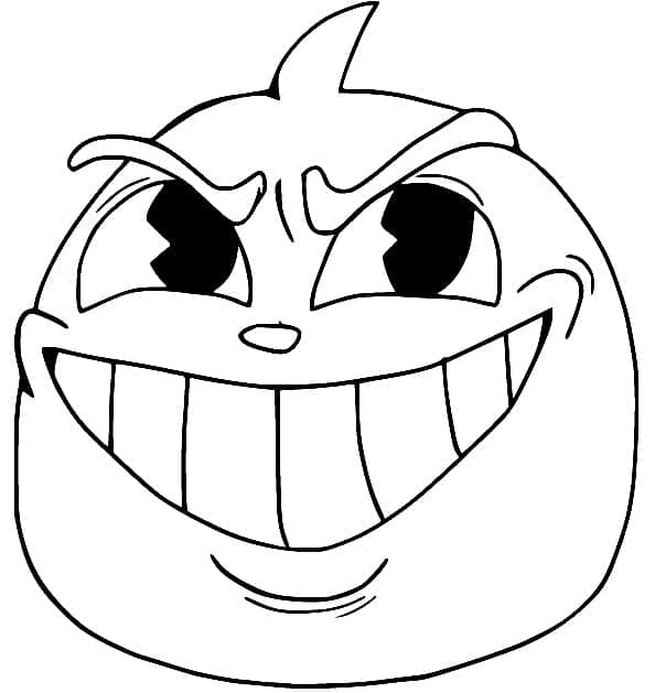 Fise de colorat cu Imagine cu Cuphead