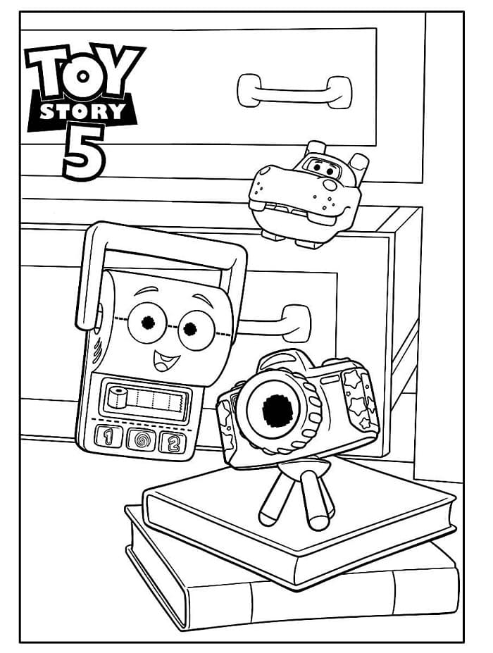 Planse de colorat cu Toy Story 5
