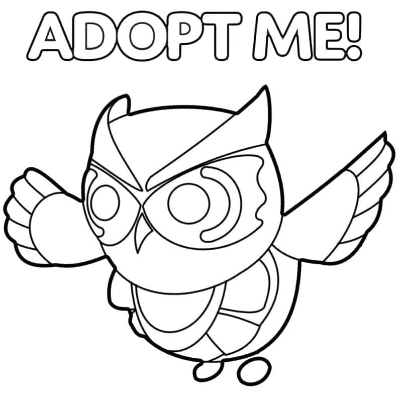 Fise de colorat cu Foarte drăguț Adopt Me
