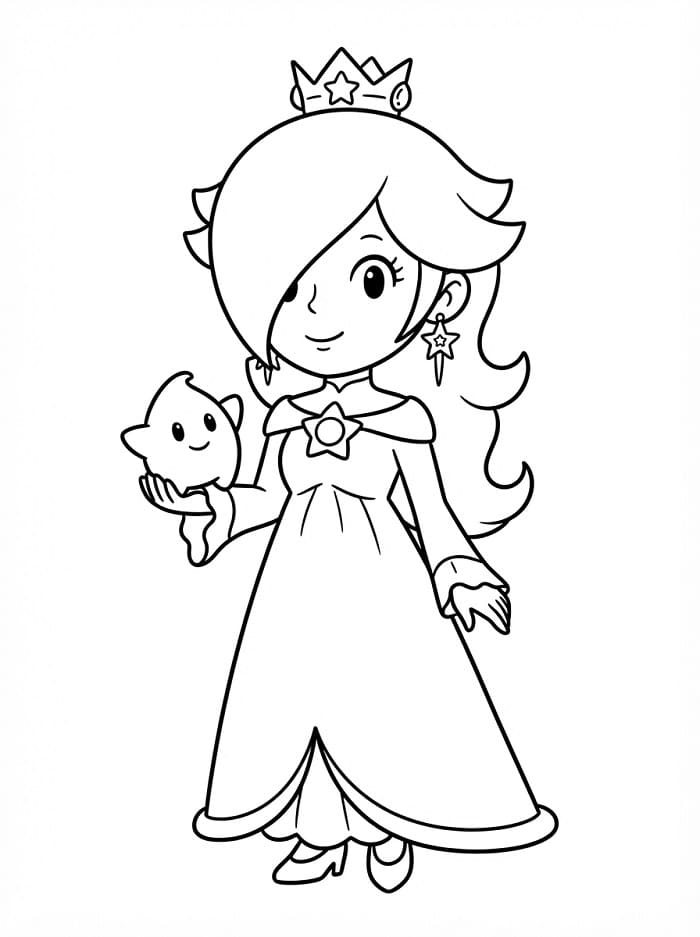 Planse de colorat cu Rosalina